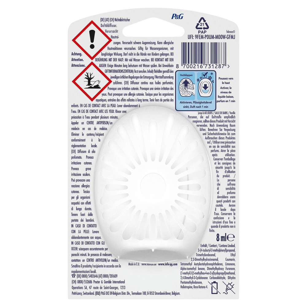 Produktabbildung Febreze Bad Lufterfrischer, Vanille & Magnolie