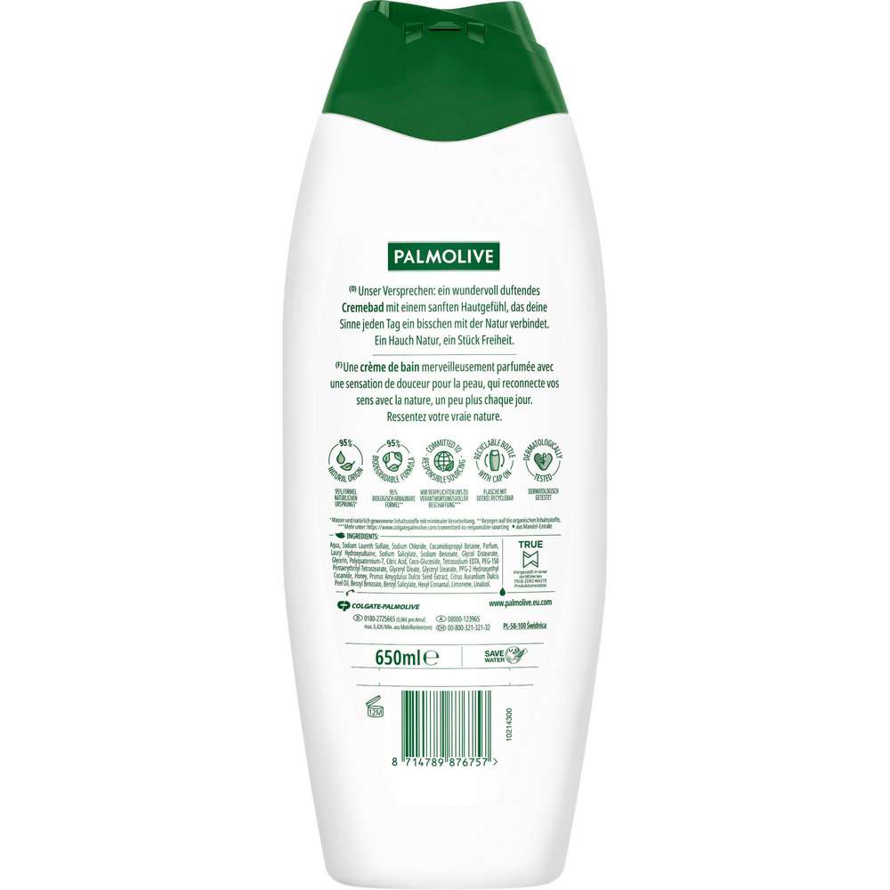 Produktabbildung PALMOLIVE Cremebad, Milch + Honig
