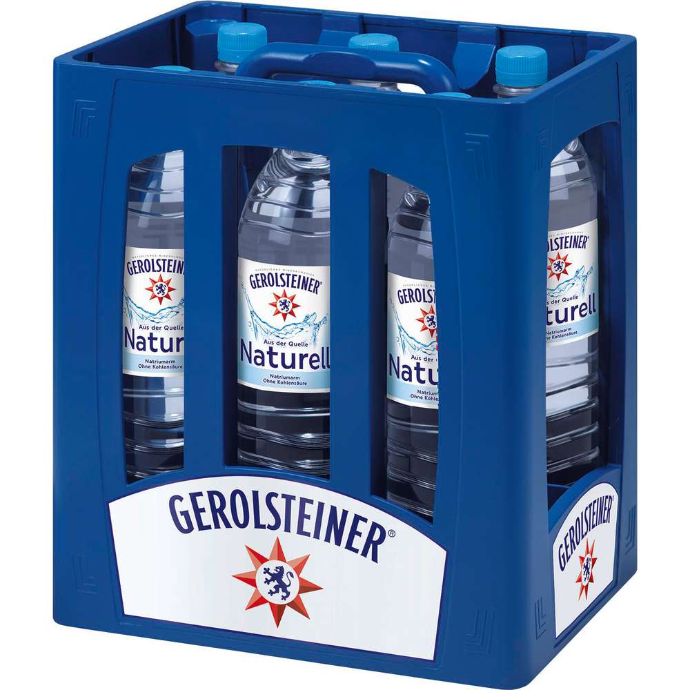 Produktabbildung Gerolsteiner Mineralwasser, Naturell (6x 1,500 Liter)