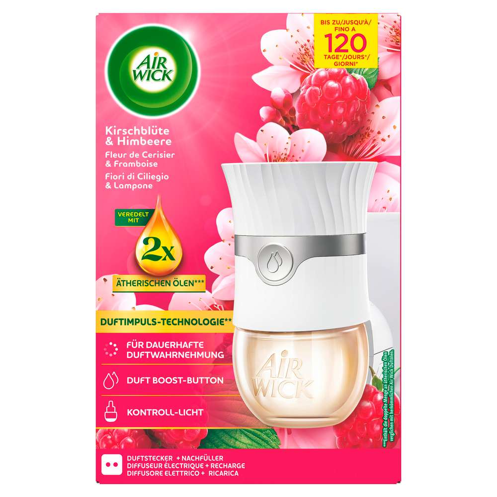 Produktabbildung Air Wick Duftstecker Starter-Set, Kirsch & Himbeere