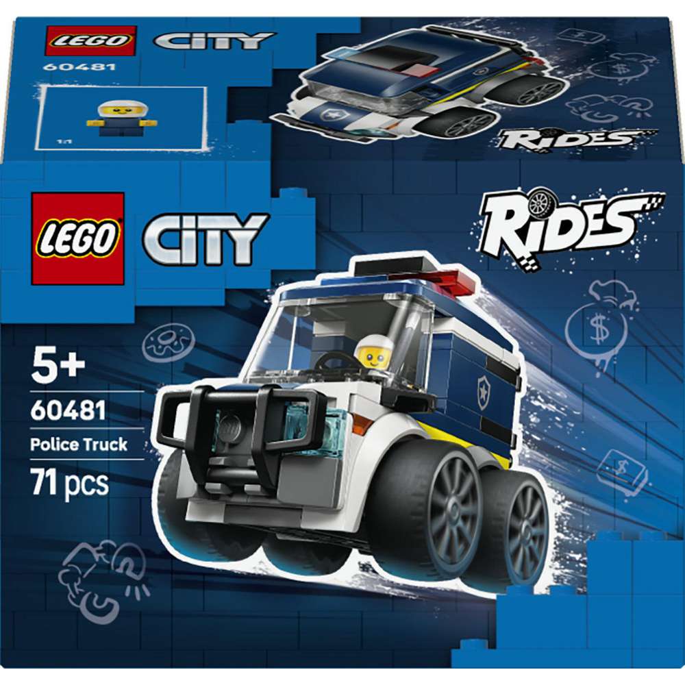 Produktabbildung Lego LEGO City Coole Flitzer – Polizei-Truck 60481