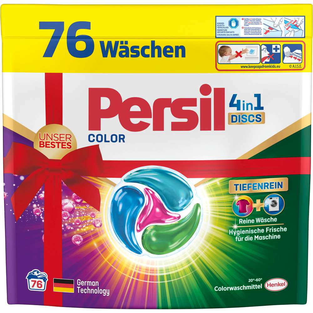 Produktabbildung Persil Color-Waschmittel, 4in1 Discs
