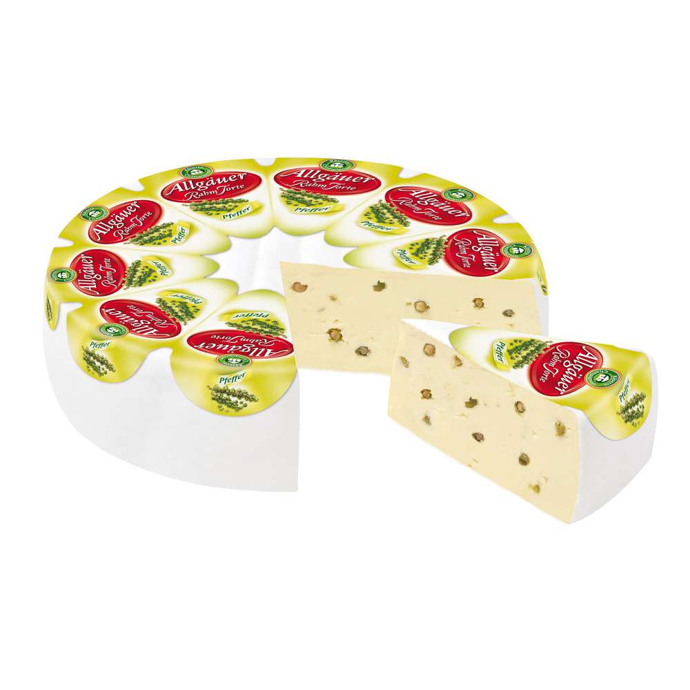 Produktabbildung GLOBUS Käsetheke Allgäuer Rahmtorte Pfeffer