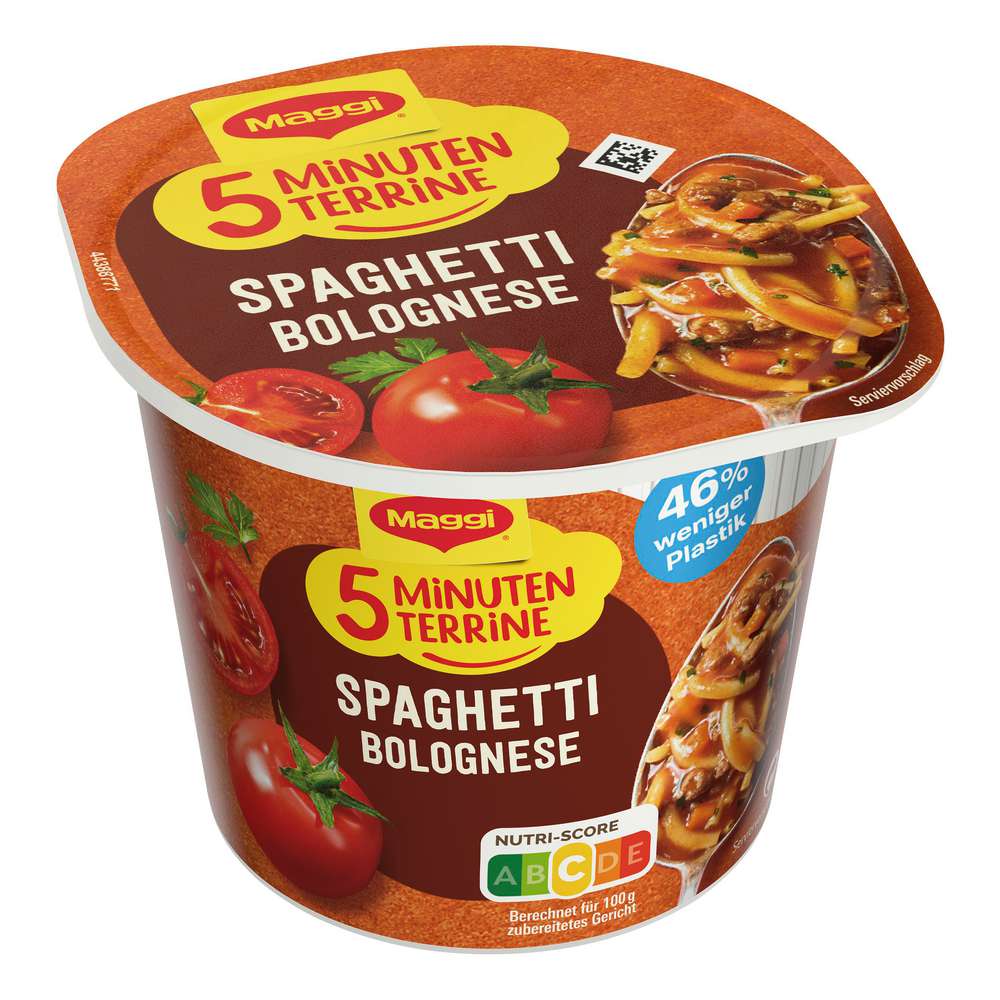 Produktabbildung Maggi 5 Minuten Terrine, Spaghetti Bolognese