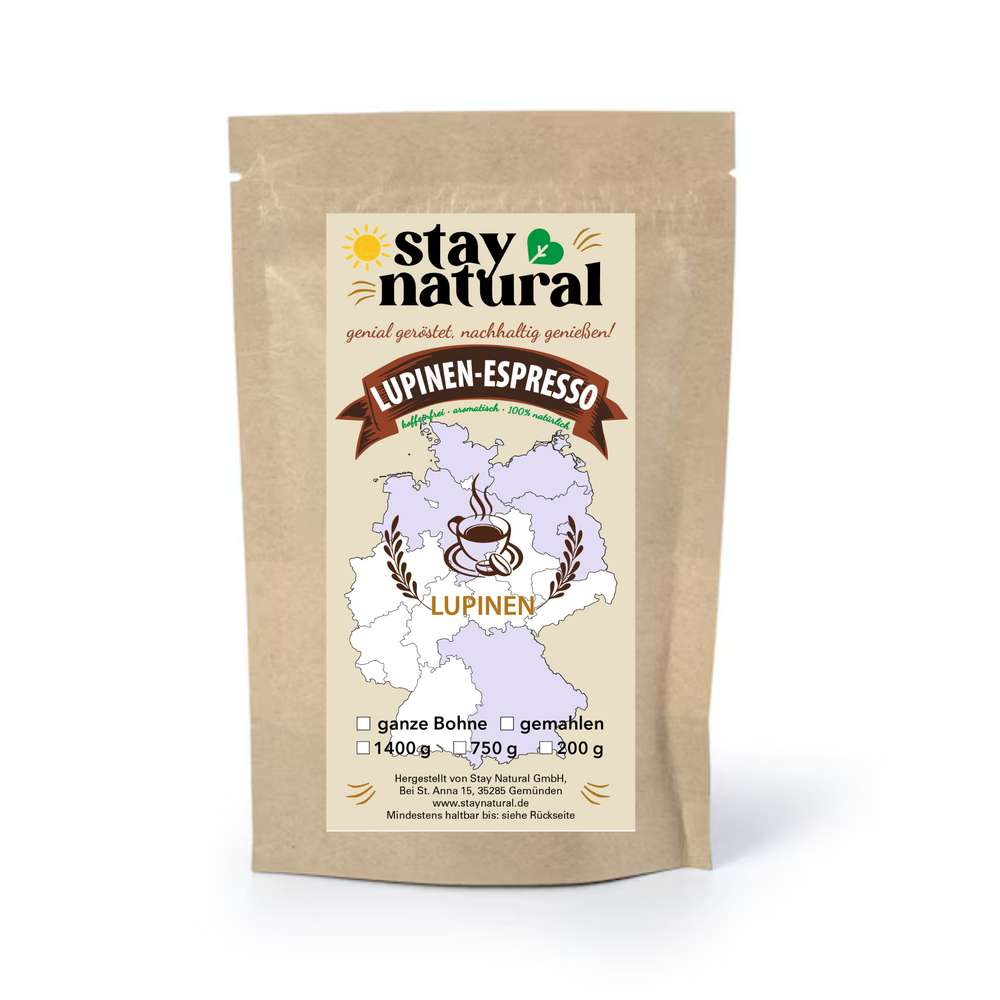 Produktabbildung  Lupinen Espresso, ganze Bohne