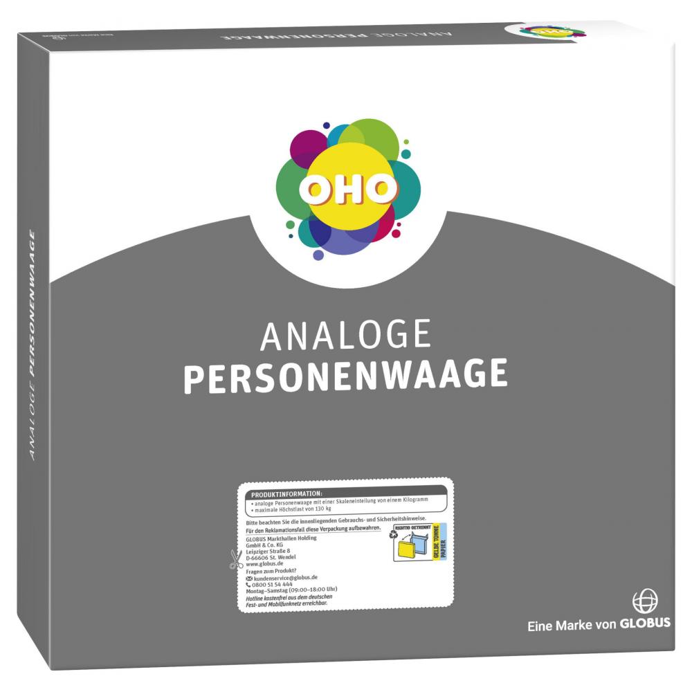 Produktabbildung keine Marke OHO Analoge Personenwaage