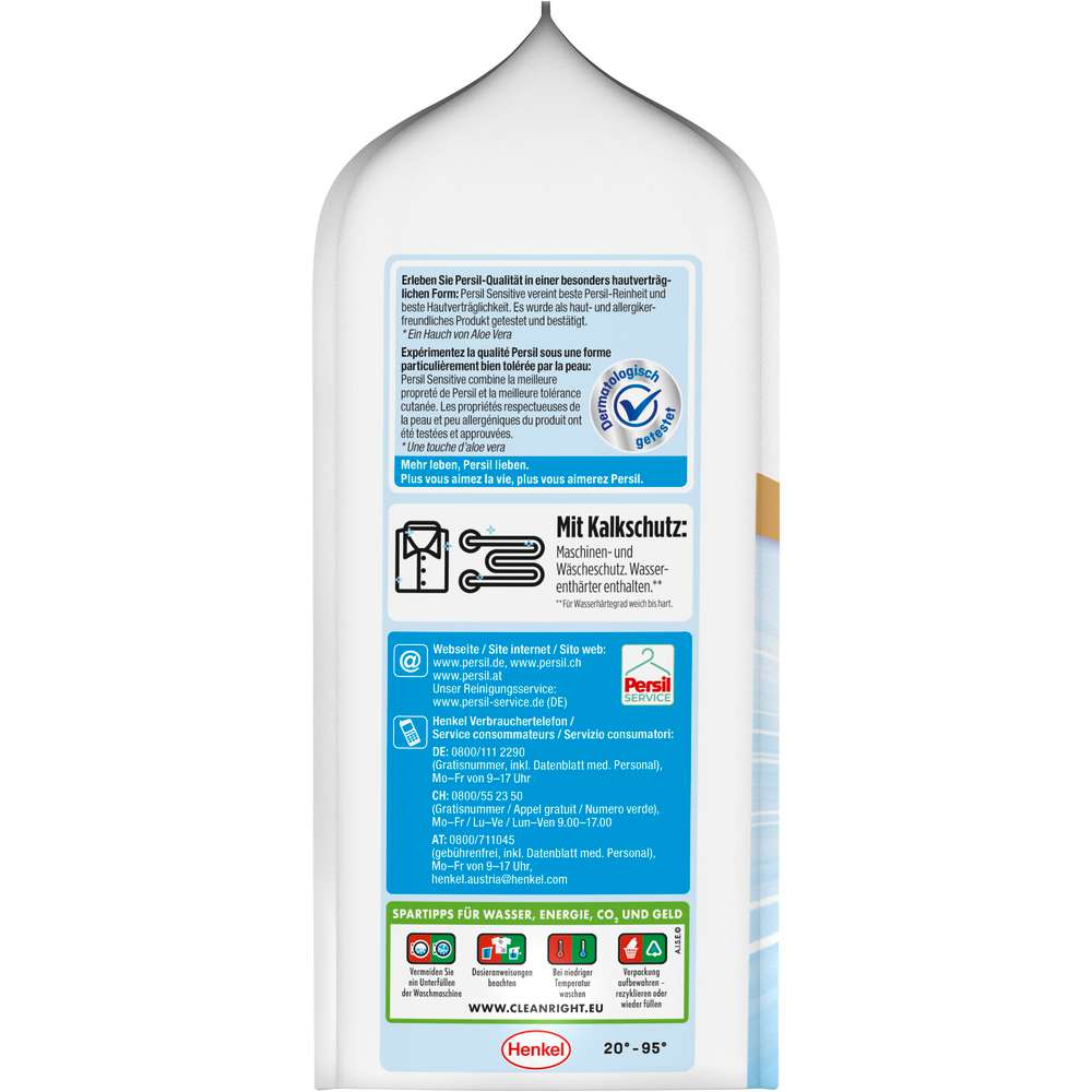 Produktabbildung Persil Universal-Waschmittel, Megaperls, Sensitive tiefenrein