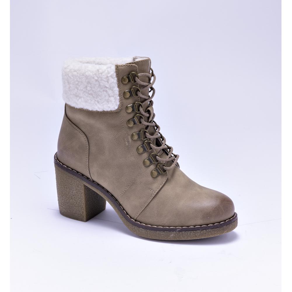 Produktabbildung keine Marke Damen-Schlupfoder Schnürstiefel, je Paar