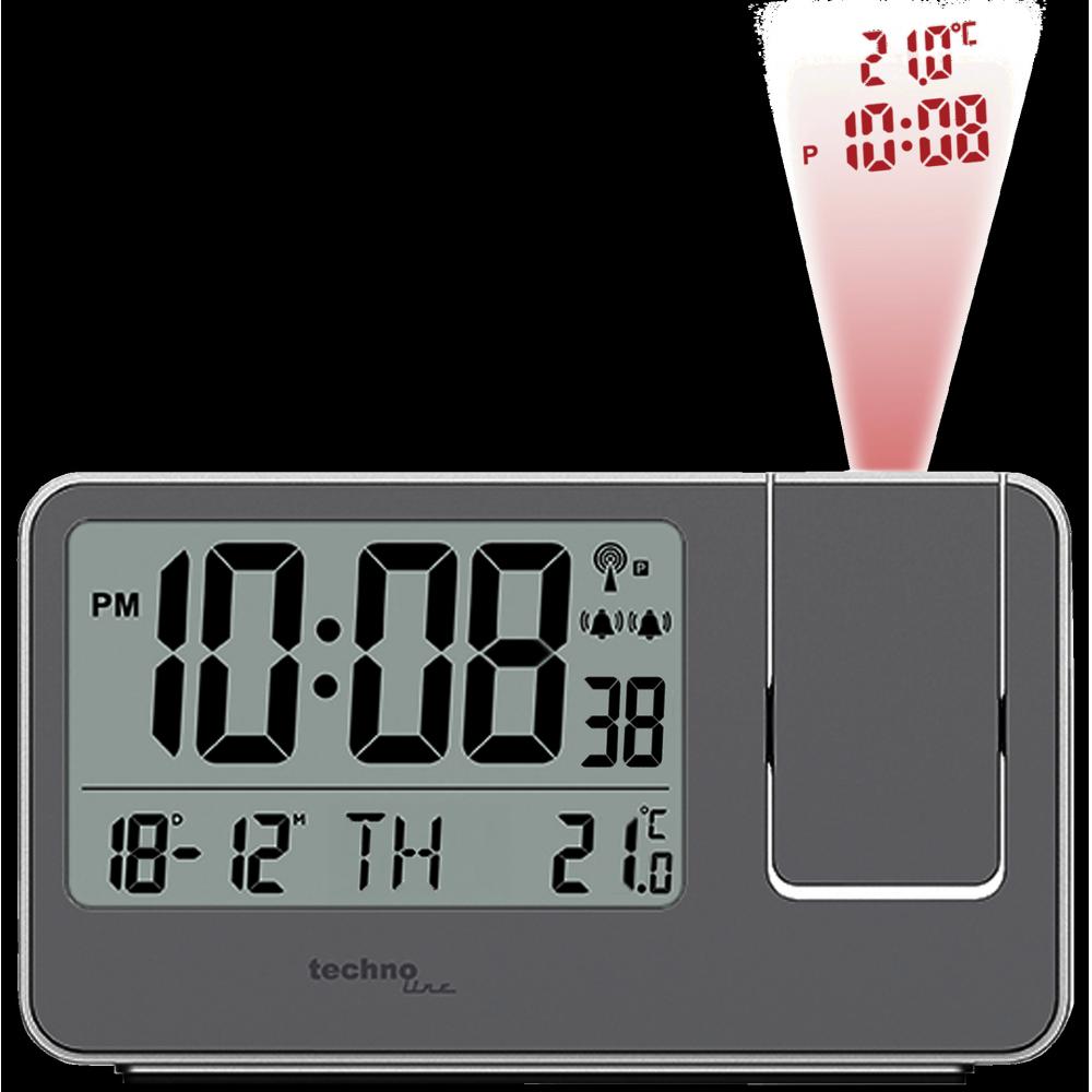 Produktabbildung keine Marke Projektions-Funkuhr WT 534, je Artikel