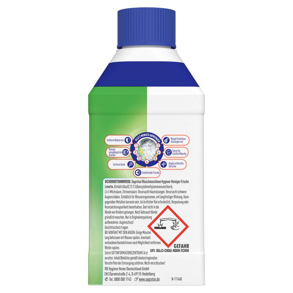 Produktabbildung Sagrotan Waschmaschinen Hygiene-Reiniger