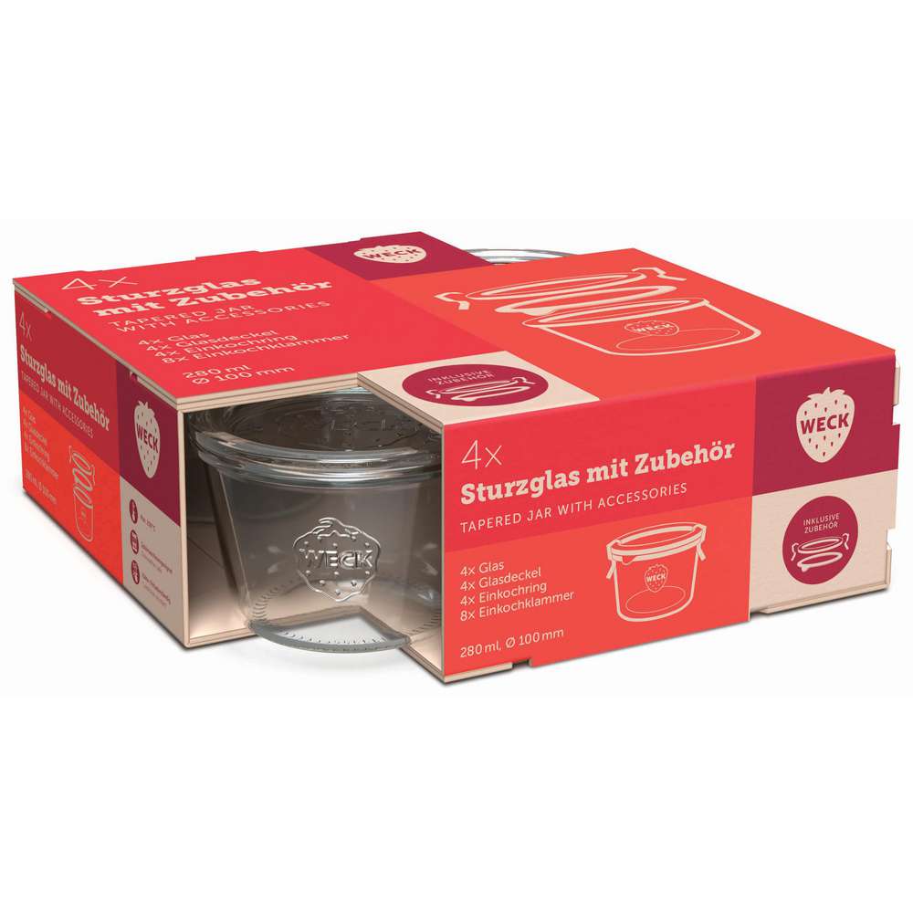 Produktabbildung Weck Sturzglas mit Zubehör
