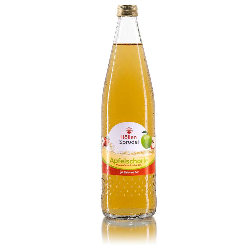Produktabbildung Höllen Sprudel Apfelschorle