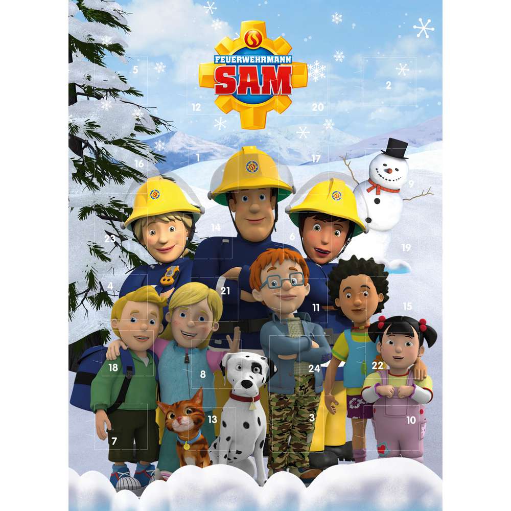 Produktabbildung Windel Adventskalender Feuerwehrmann Sam