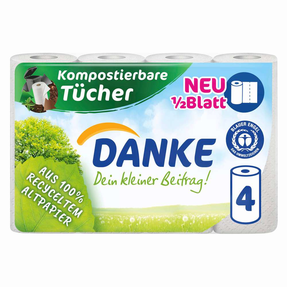 Produktabbildung Danke Küchenrolle 3-lagig