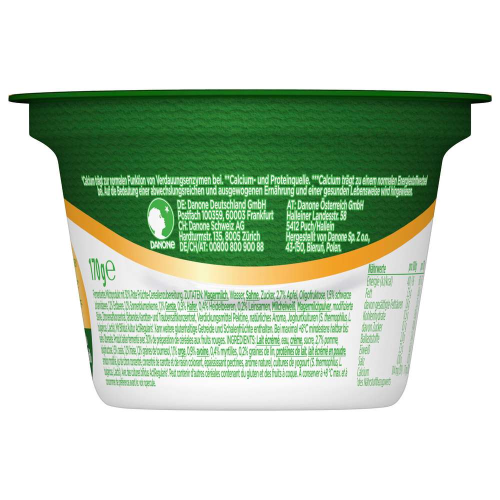 Produktabbildung Activia Frühstücks-Müsli, Rote Früchte