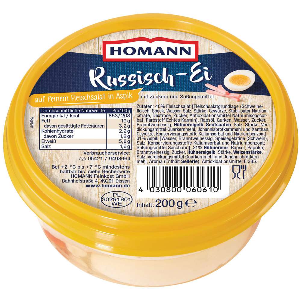 Produktabbildung Homann Eier in Aspik