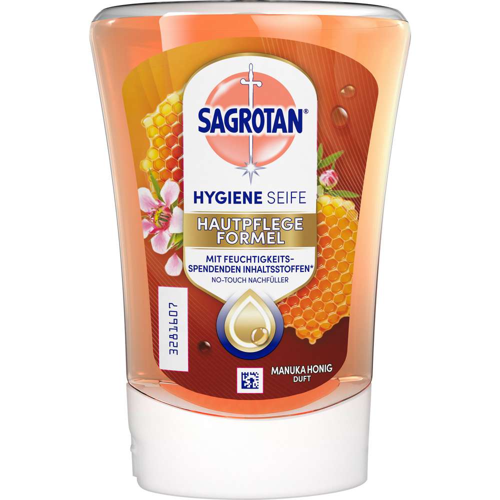 Produktabbildung Sagrotan Handseife Luxury Spa No Touch Nachfüller, Mandel Manukahonig