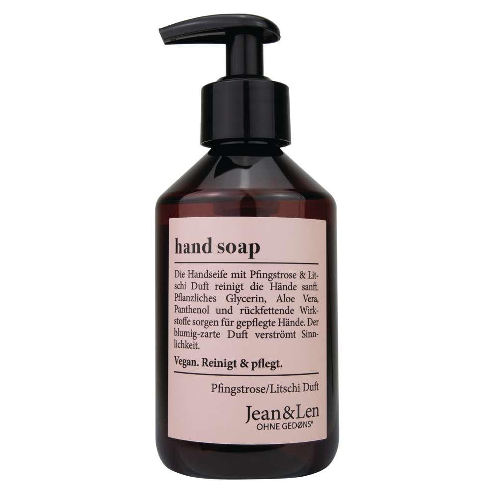 Produktabbildung Jean & Len Handseife, Pfingstrose/Litschi