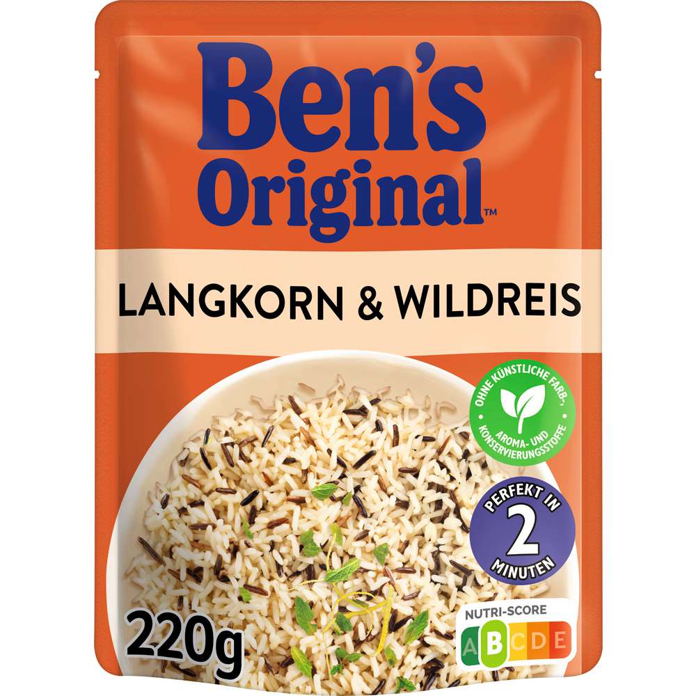 Produktabbildung BEN'S ORIGINAL Reis Express, Langkorn & Wildreis