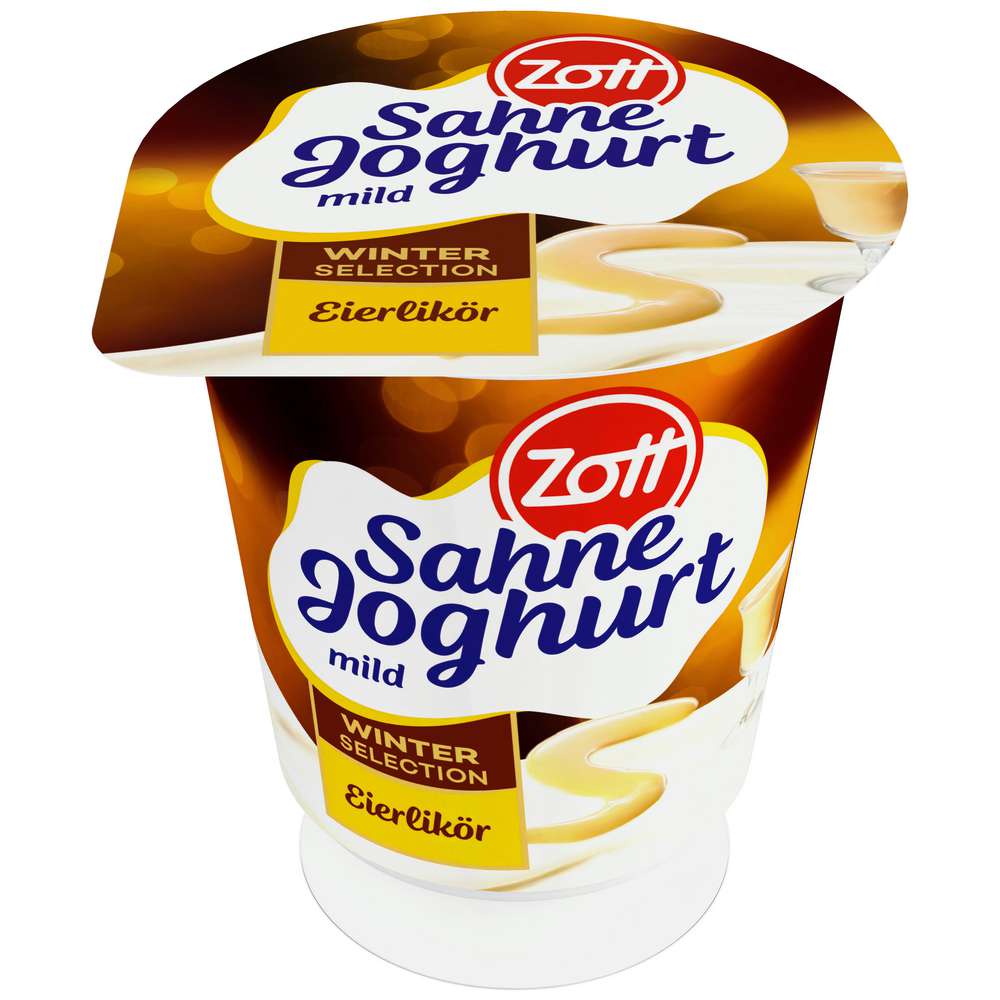 Produktabbildung Zott Sahnejoghurt, Winterliche Träume, Eierlikör