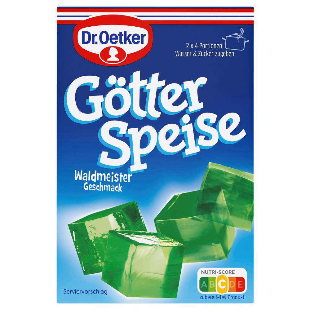 Produktabbildung Dr. Oetker Götterspeise, Waldmeister