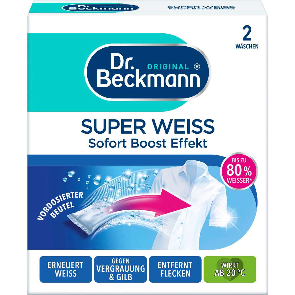Produktabbildung Dr. Beckmann Wäschezusatz, Super Weiss