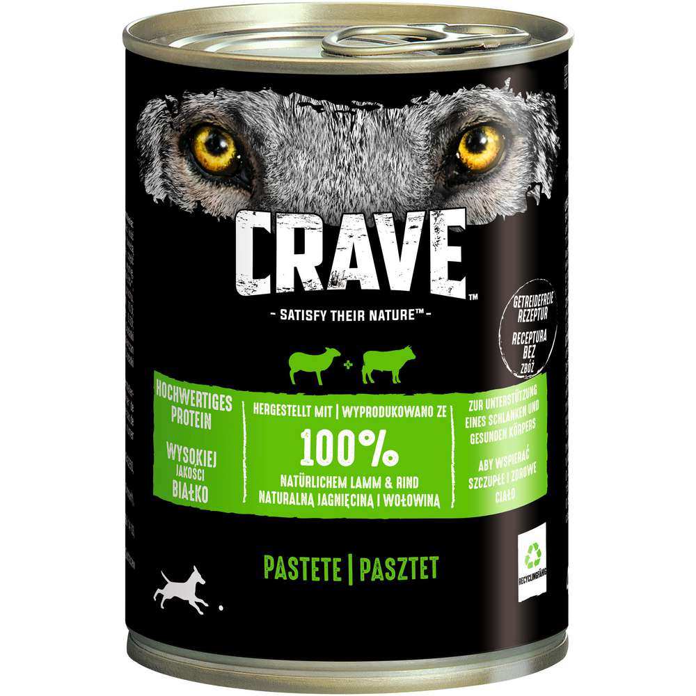 Produktabbildung Crave Hunde-Nassfutter, Lamm/Rind