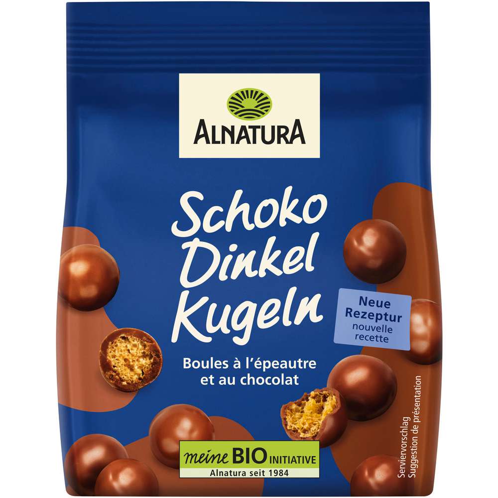 Produktabbildung Alnatura Bio Schoko-Dinkelkugeln Vollmilch