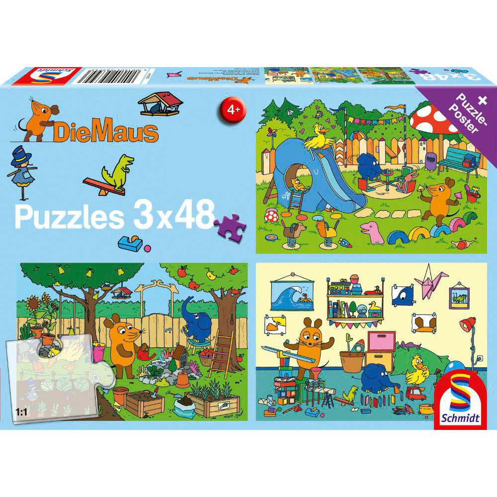 Produktabbildung Schmidt Puzzle Ein Tag mit der Maus