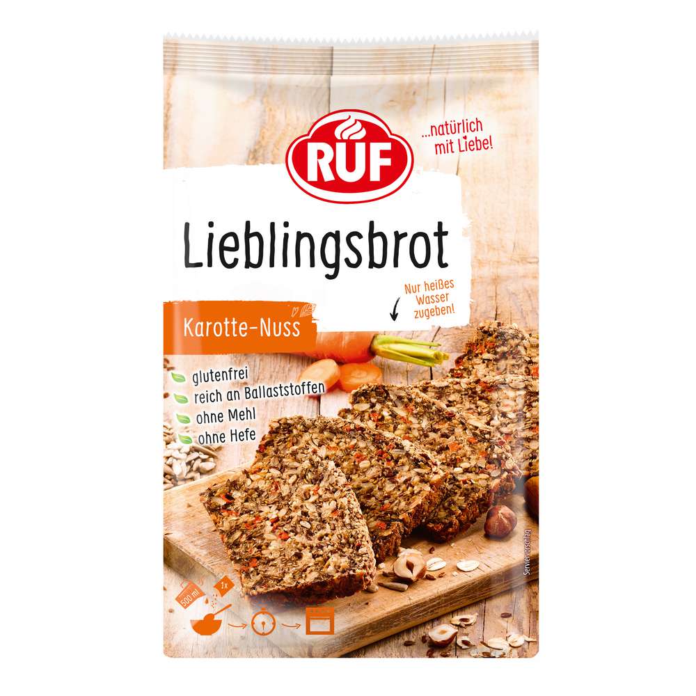 Produktabbildung RUF Lieblingsbrot, Karotte-Nuss