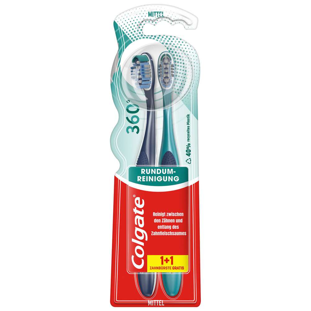 Produktabbildung Colgate Zahnbürste 360° Rundumreinigung