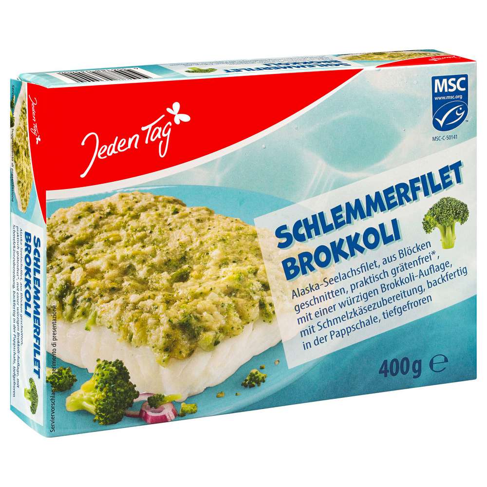 Produktabbildung Jeden Tag Schlemmerfilet Brokkoli, tiefgekühlt