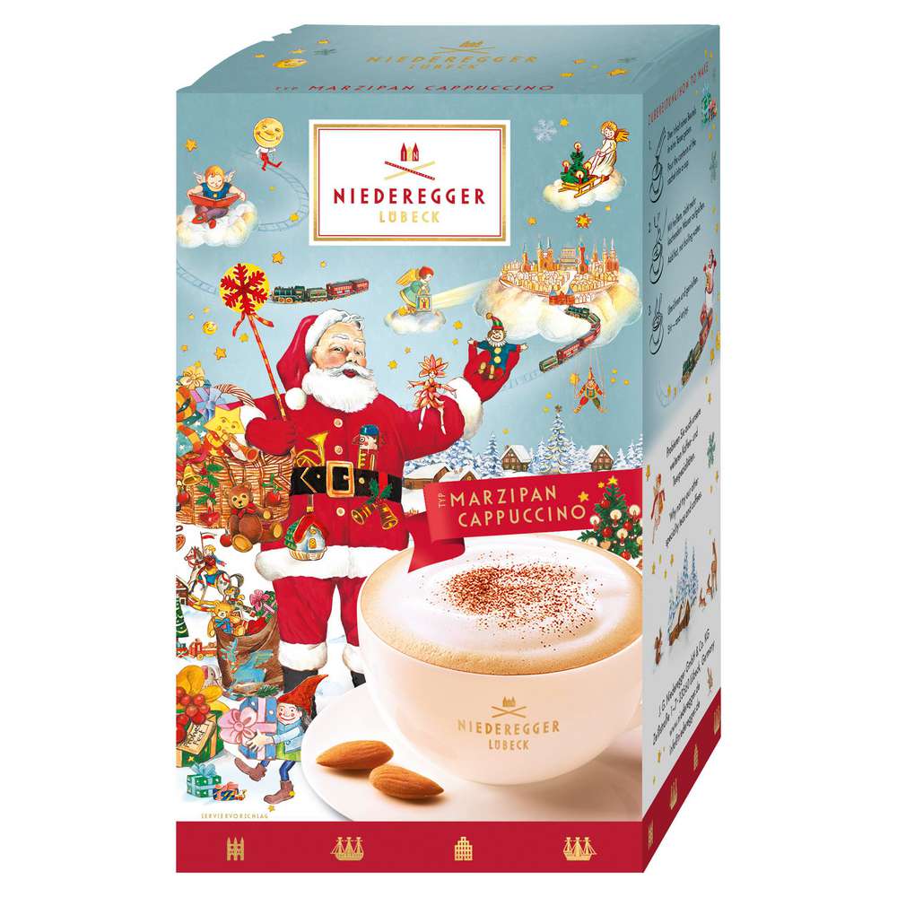 Produktabbildung Niederegger Cappuccino Weihnachten, Marzipan