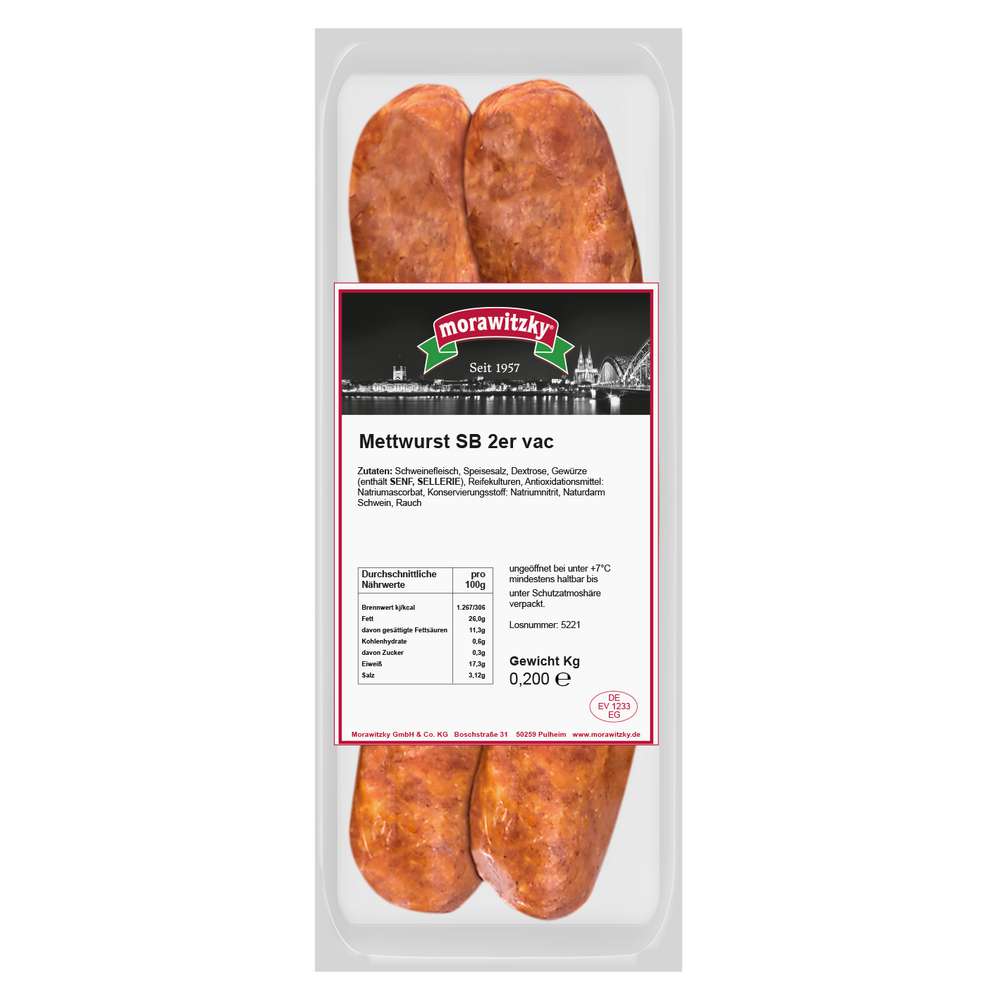 Produktabbildung Morawitzky Mettwurst
