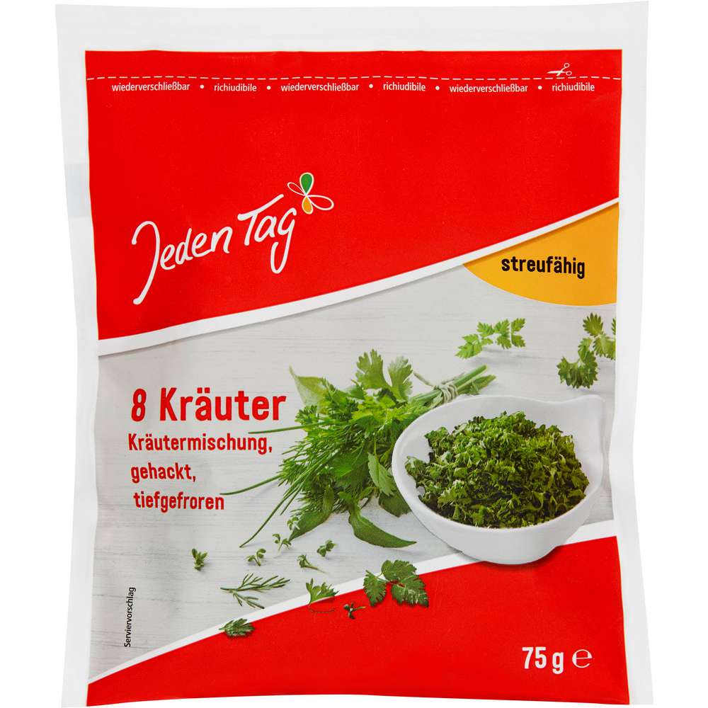 Produktabbildung Jeden Tag 8-Kräuter Mix, tiefgekühlt