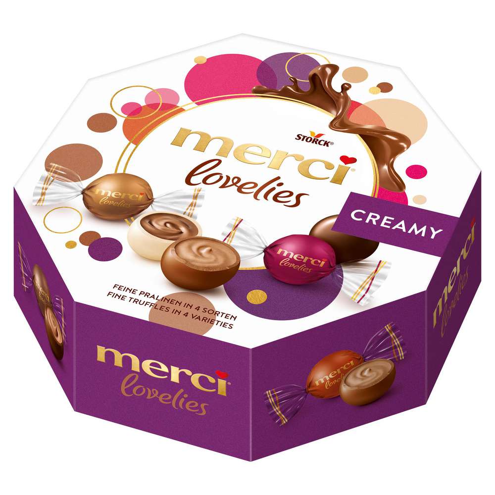 Produktabbildung Merci Lovelies Creamy, Pralinen