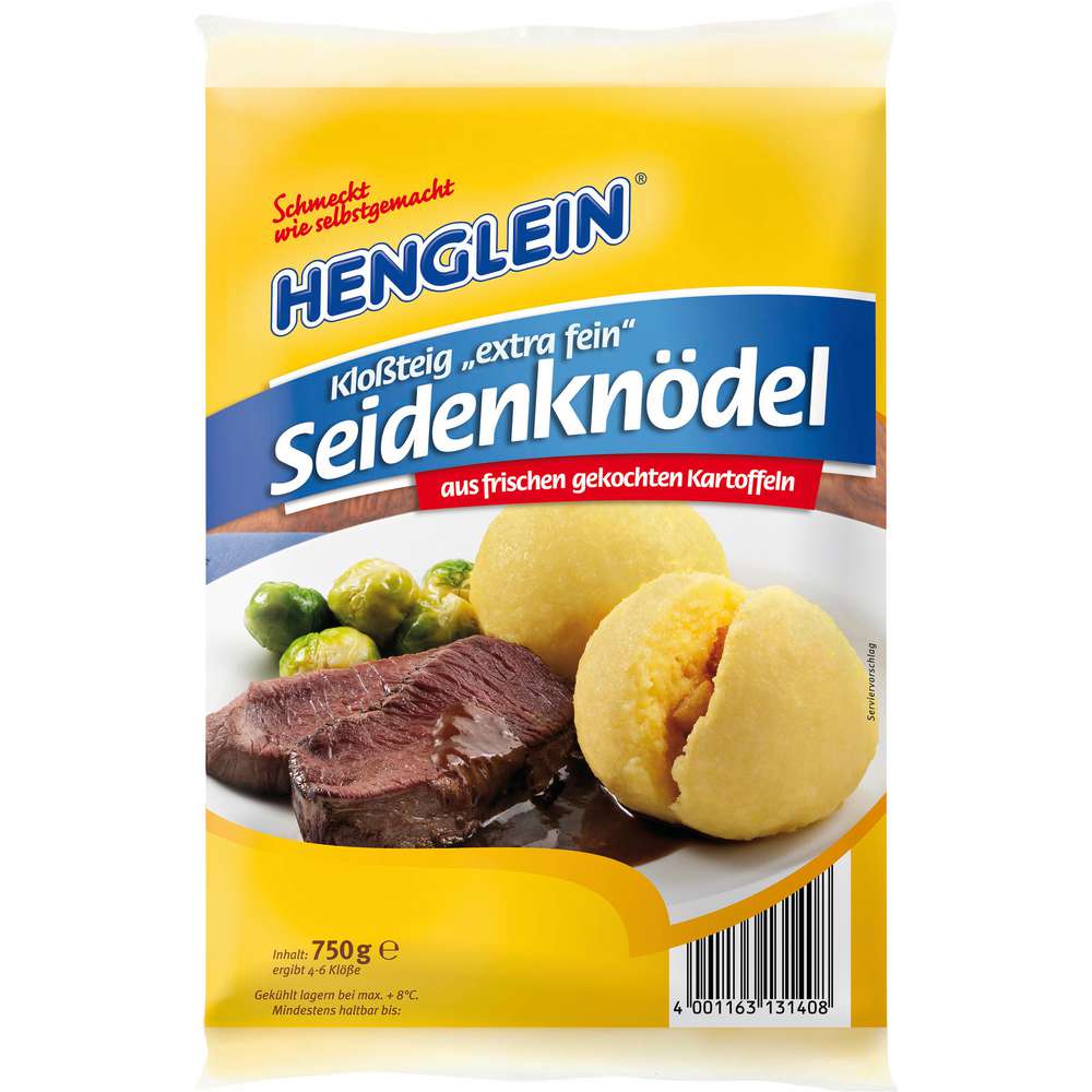 Produktabbildung Henglein Kloßteig, Seidenknödel