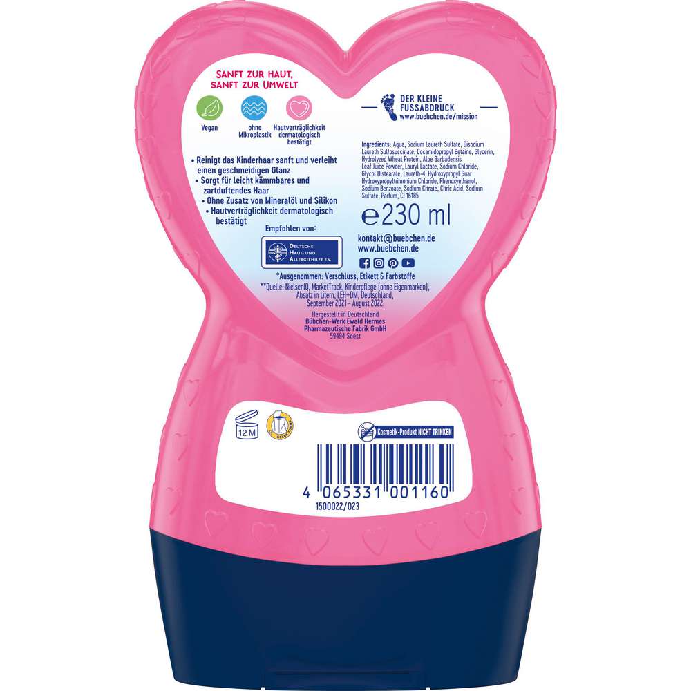 Produktabbildung Bübchen Shampoo & Spülung Prinzessin Rosalea, Kids 2 in 1