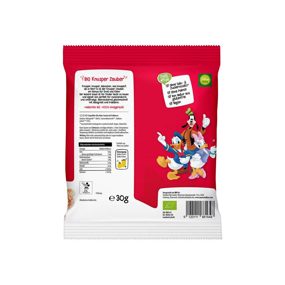 Produktabbildung Pure & Fun Bio Knusper Zauber Micky