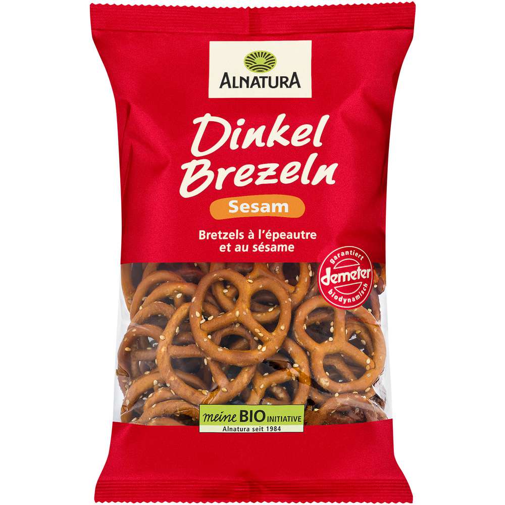 Produktabbildung Alnatura Bio Dinkel Sesam-Brezeln