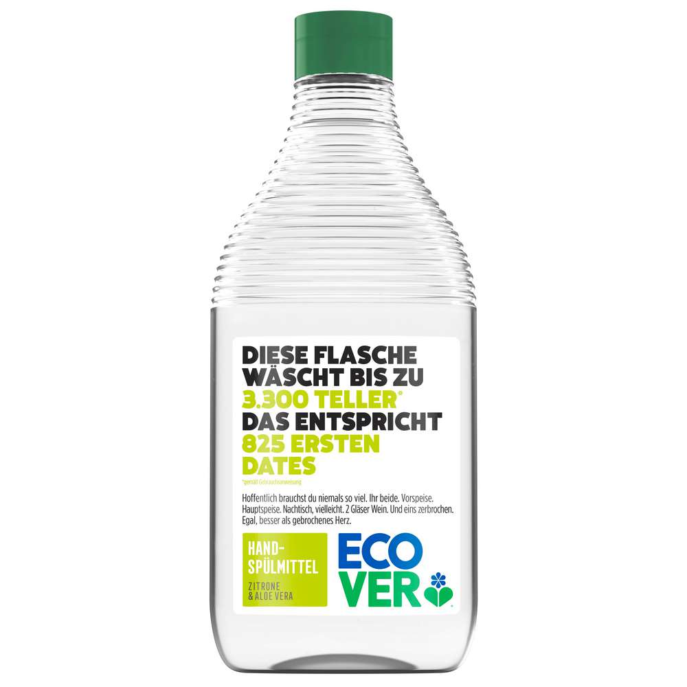 Produktabbildung Ecover Geschirrspülmittel Sensitiv, Zitrone & Aloe Vera
