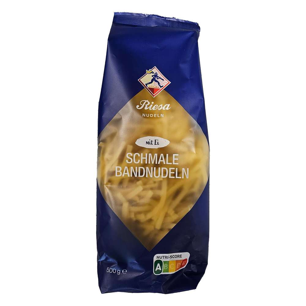 Produktabbildung Riesa Eiernudeln, Schmale Bandnudeln