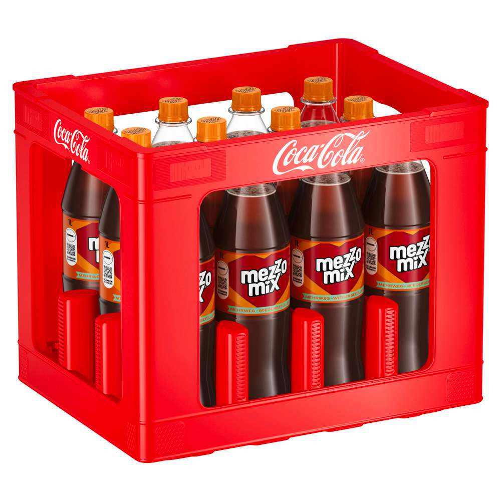 Produktabbildung Mezzo Mix Cola-Orange-Mix (12x 1,000 Liter)
