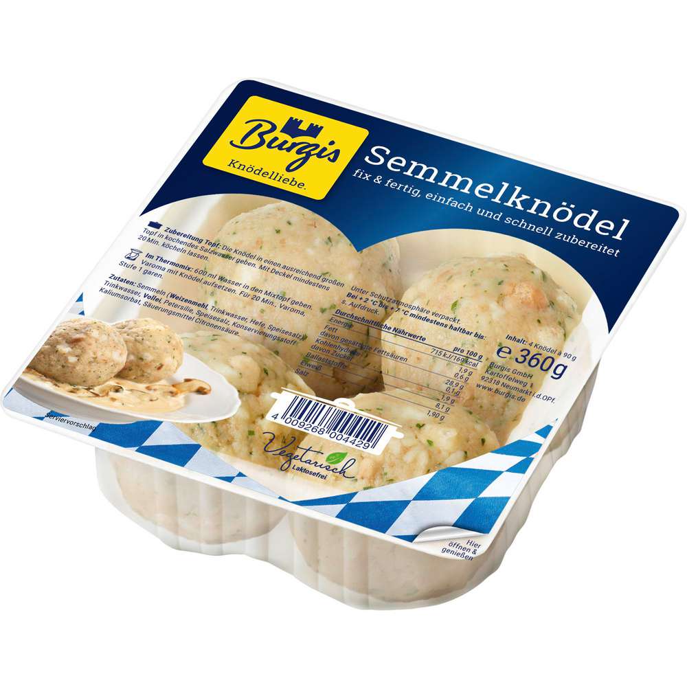 Produktabbildung Burgis Semmelknödel