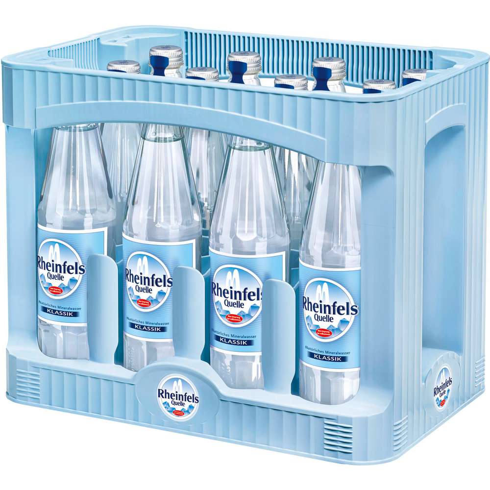 Produktabbildung Rheinfels Quelle Mineralwasser, Klassik (12x 0,700 Liter)
