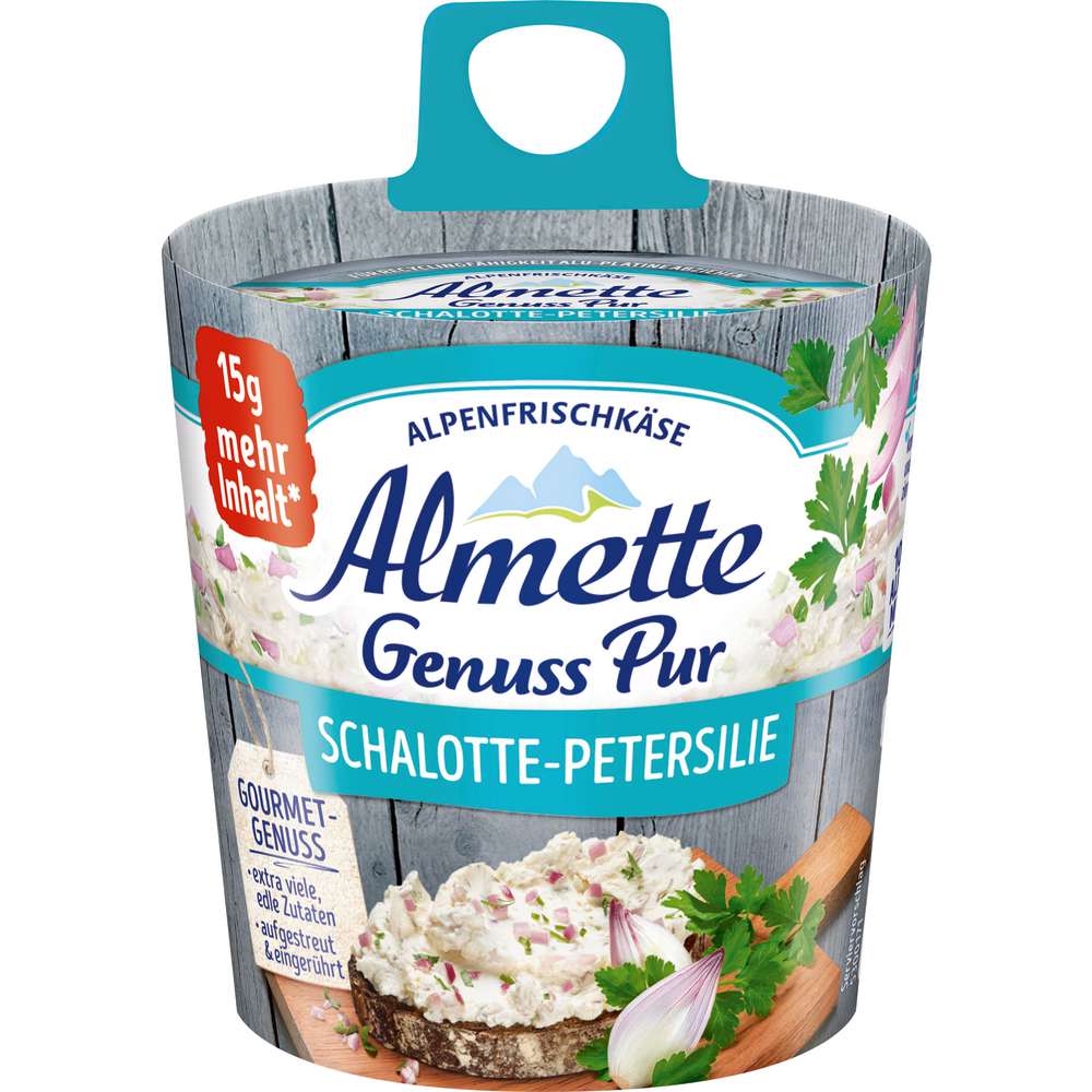 Produktabbildung Almette Frischkäse Pur, Schalotte-Petersilie