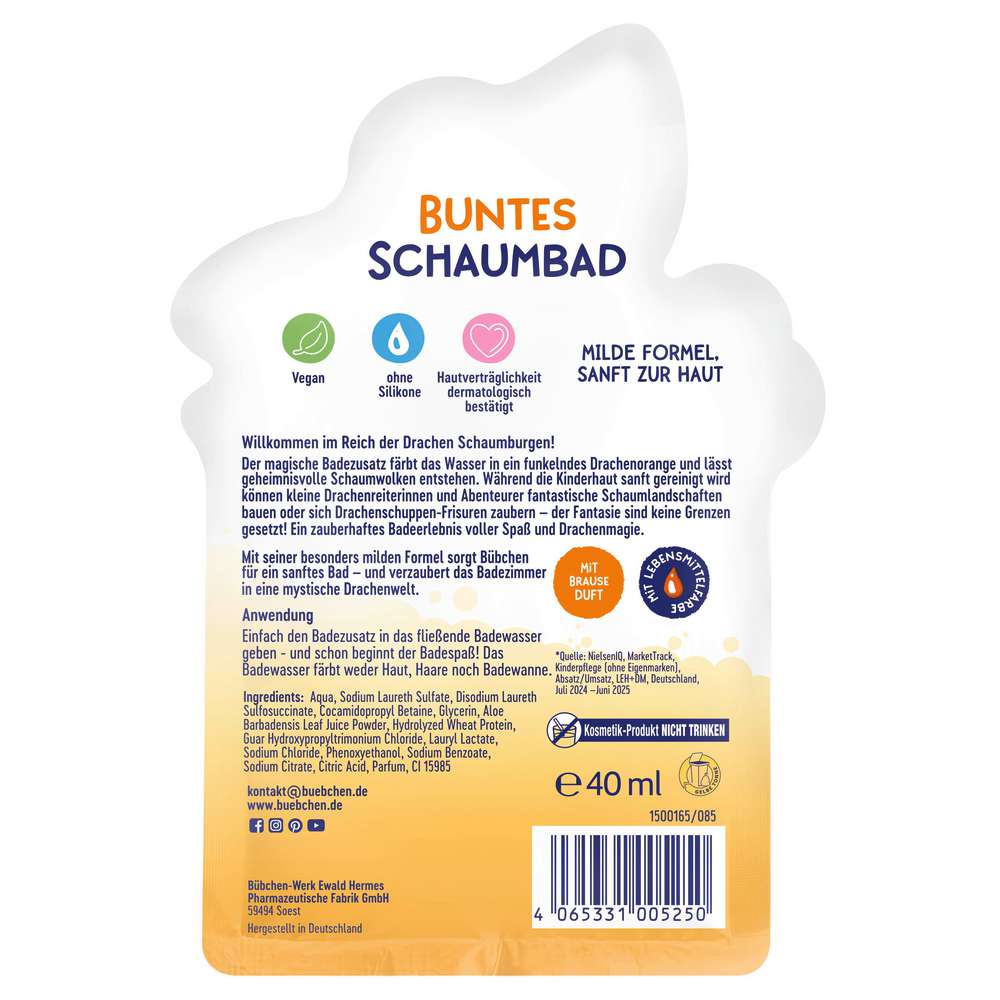 Produktabbildung Bübchen Schaumbad Drachenzauber
