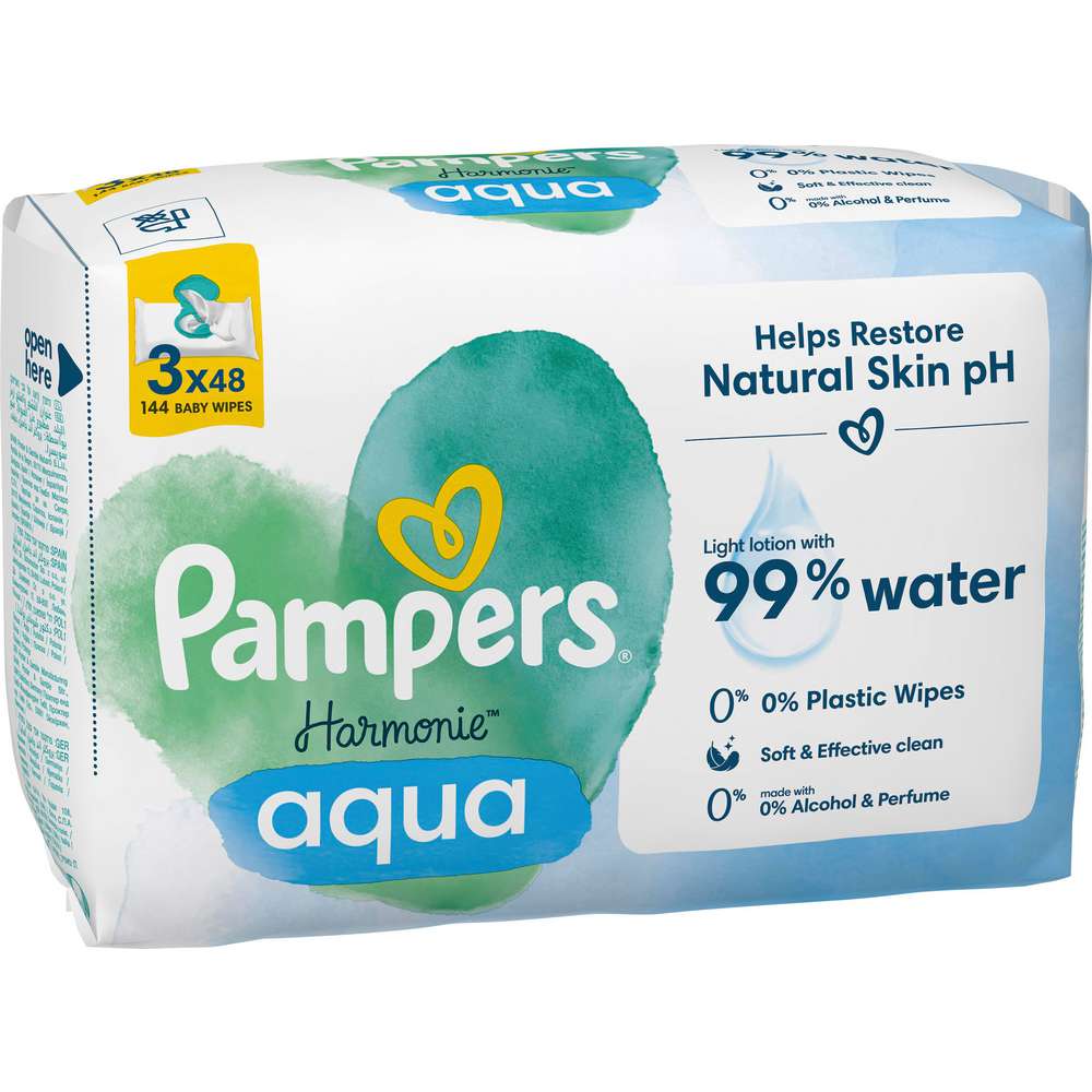 Produktabbildung Pampers Feuchttücher, Aqua