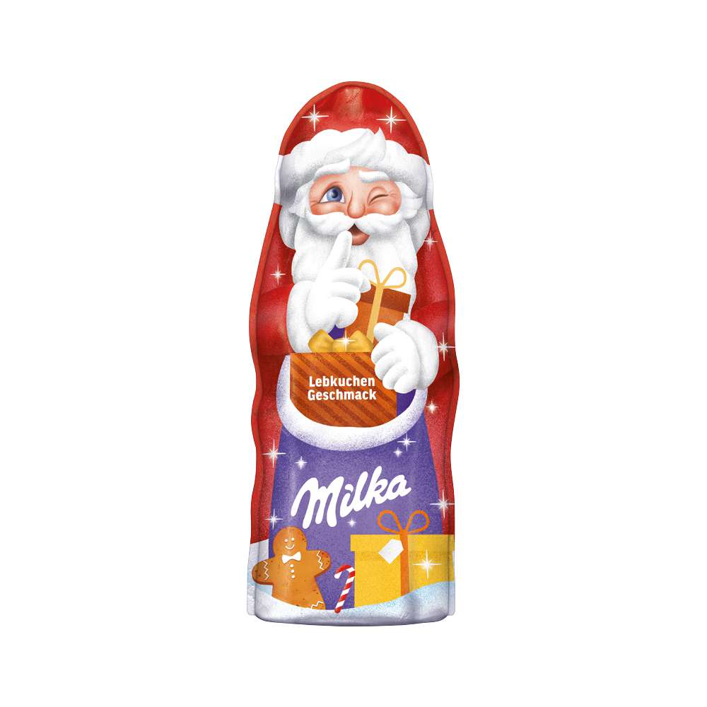 Produktabbildung Milka Schoko-Weihnachtsmann, Lebkuchen