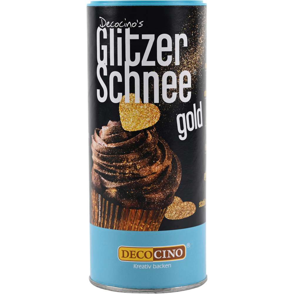 Produktabbildung Dekoback Glitzer-Schnee, gold